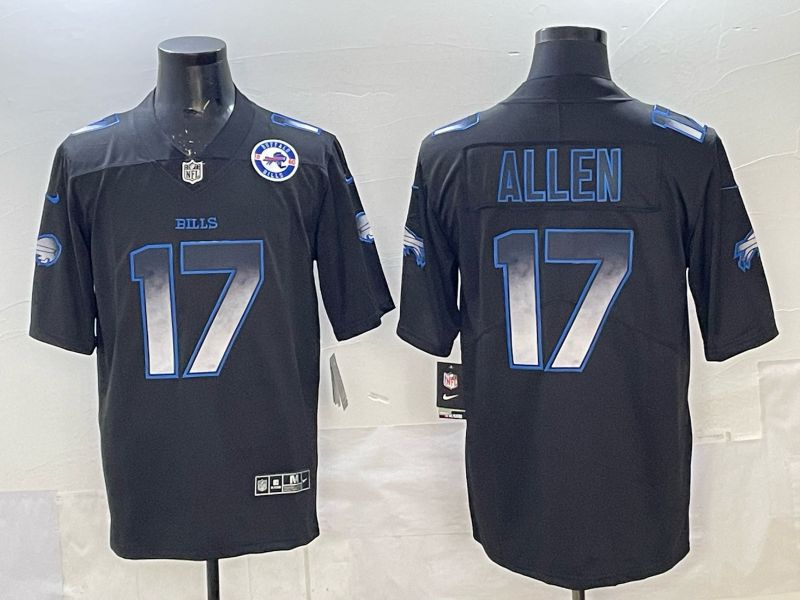 Men 2025 Buffalo Bills #17 Allen black Limited Nike NFL Jersey style 028->buffalo bills->NFL Jersey
